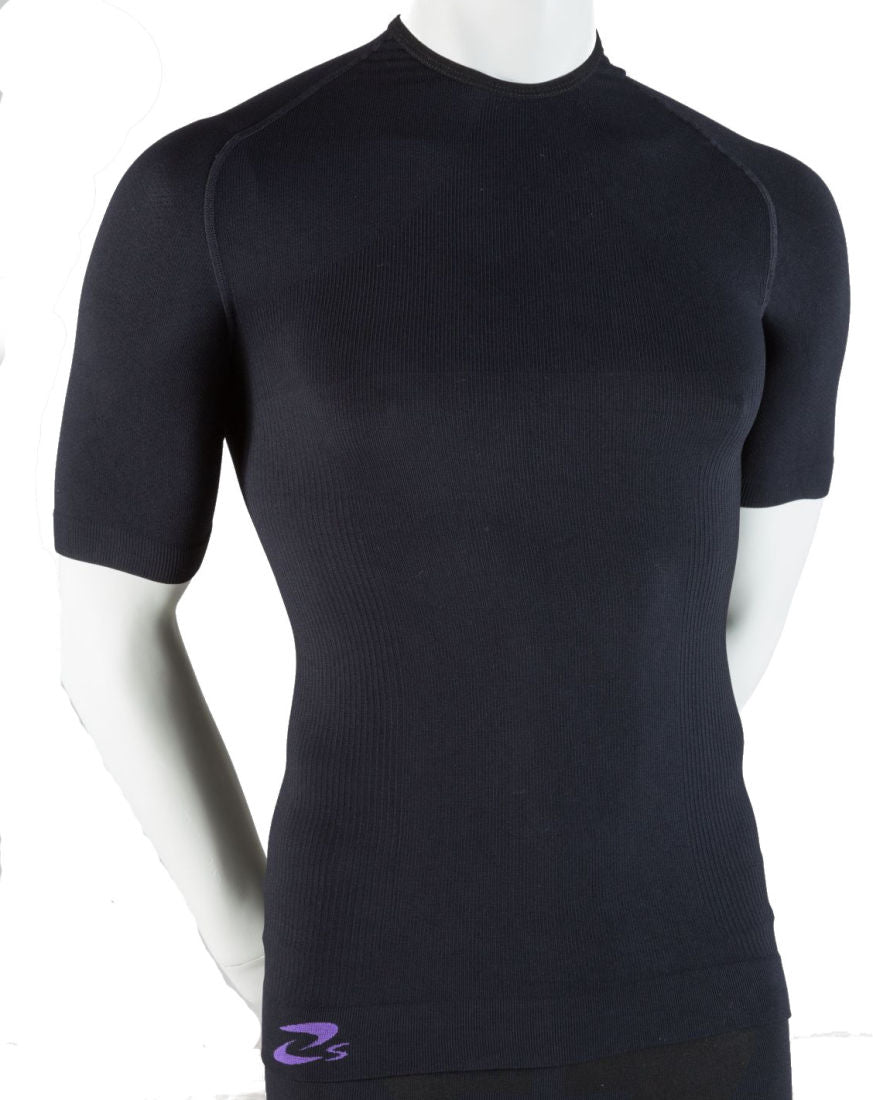 Men slimming vest with short sleeves