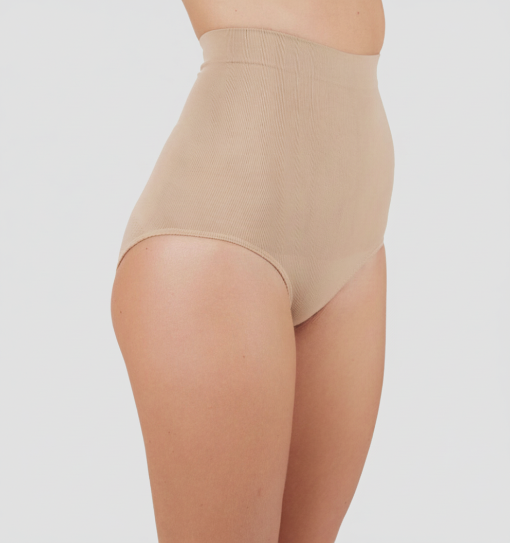 Postpartum Belly Shaping Brief – High-Waist Support After Birth